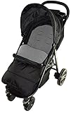 Fácil de colocar y quitar. Saco/Cosy Toes Compatible con Jane Epic Pushchair delfín gris