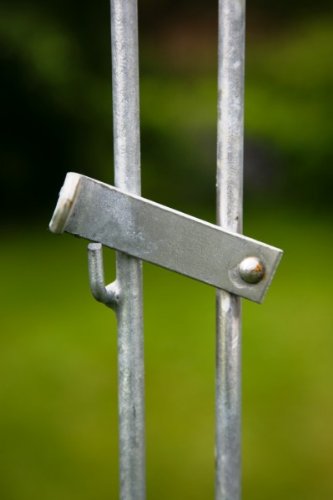 Rosenbogen 12mm Volleisen B: 140cm ZINK mit Türen / Tor - 7