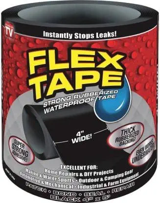 GNV Flex seal Flex Tape Super Strong Adhesive Sealant Tape For Any Surface Stops Leaks like garden hose pipe water bonding kitchen sink toilet tub water tank