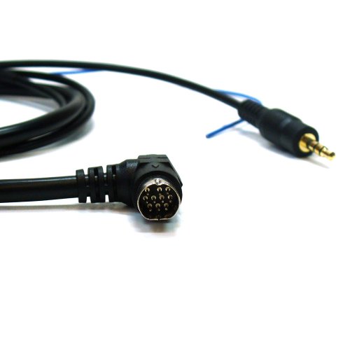 AUX line-in adapter cable 3.5mm for VW Audi Ford Seat Skoda Navi Plus, MFD, RNS - 2