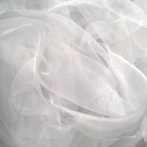 Organza Stoff Meterware weiß