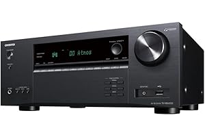 Onkyo TX-NR6050 7.2-Kanal Netzwerk Heimkino Smart AV Receiver 8K/60, 4K/120Hz (Neu 2021), schwarz