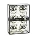 Produktbild Goodwill - Weihnachts SCHMUCK - DOSE MIT GLÄNZENDEN WEIHNACHTSKUGELN AUS Glas 7CM - GLAENZEND Silber - 4 DOSEN VON 6 STÜCK