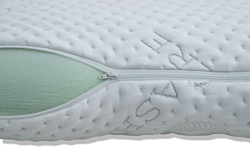 Orthopädisches Nackenstützkissen -viscoelastisches Kissen, Visco Kopfkissen, 6 cm hoch, Kissen, Nackenkissen - 2