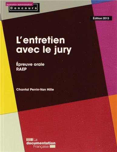 couverture de : L'entretien avec le jury