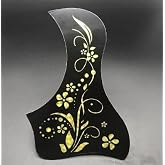 Raymond Joes PG157G Pickguard Gitar Pena Koruyucu Bird Polite Sarı &Ccedil;i&ccedil;ekli