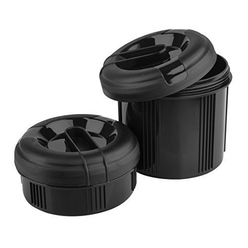 Emsa 509245 Isolier-Speisegefäß, Mobil genießen, 1.7 Liter, Mit 2 Speiseeinsätzen, 100% dicht, Schwarz/Anthrazit, Mobility - 5