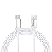 Produktbild kingko 1M, 2M, 3M, Datenkabel USB-Datenkabel 90 Grad rechtwinklig 2A Fast Data Sync Ladekabel (Weiß, 2M)