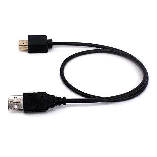 USB zu HDMI Kabel, Yilan 0,5 m USB 2.0 Stecker auf HDMI Stecker Ladegerät Kabel Splitter Adapter - 5