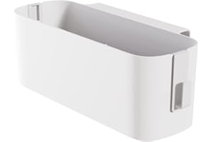 YAANBUNB Bett Organizer Betttasche 33.2*14.65*12cm Bettorganizer Hängebehälter Wickeltisch Weiß Betttasche zum Einhängen Bettaufhänger Organizer Aufbewahrungstasche am Bett für Buch Handy Kopfhörer