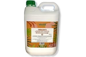 VERMIORGANIC | Enraizante para plantas, 5L | Enraizante para esquejes | Fertilizante plantas | Acelera el crecimiento de nuestras plantas y el tamaño y cantidad de frutos | Certificacion Ecologica