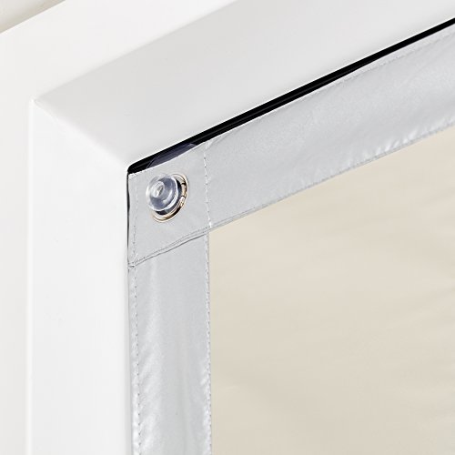 Lichtblick SDF.F06.05V Dachfenster Sonnenschutz Haftfix, ohne Bohren, Verdunkelung Beige, 47 cm x 91,5 cm (B x L) für F06/206 - 3