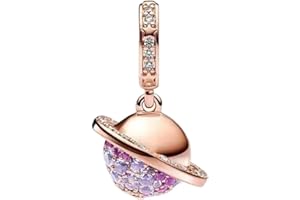 KUNSIR Ciondolo Argento Sterling 925 con Cubic Zirconia Pendenti per Pandora Braccialetti, Compatibile con Braccialetti e Collane europei, perfetto Regali per Moglie e Ragazze C1