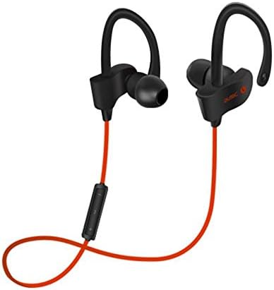 Wireless Sports Headphones, Bluetooth Headsets V4.1 Stereo Noise Cancelling Sweatproof Earbuds with Earhook Built-in Mic for Running Hiking Jogging Gym