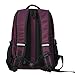 Baby Diaper Nappy Changing Bag Multifunctional Mummy Large Capacity Backpack Nursery Changing Bag Handbag Tote Travel Shoulder Backpack (Purple)
