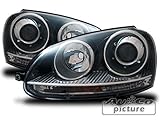  AuCo Scheinwerfer Schwarz GTI Look Xenon Optik