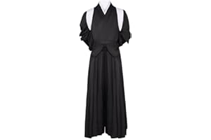 COSDREAMER Japońskie kimono samurajskie męskie tradycyjny mundur Aikido Kendo sztuki walki kostium anime (biały, XL)