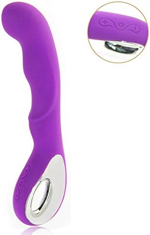 MODUN 10 Vibration Modes Waterproof Personal Therapy Body Massager, Wireless USB Rechargeable Magic Wand (Purple)