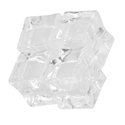 Dekoeis, Deko Eiswürfel, 20Stück Winterdekoration, Eisimitat, natur, klar,Streudeko für Hochzeiten – 2.5cm - 4