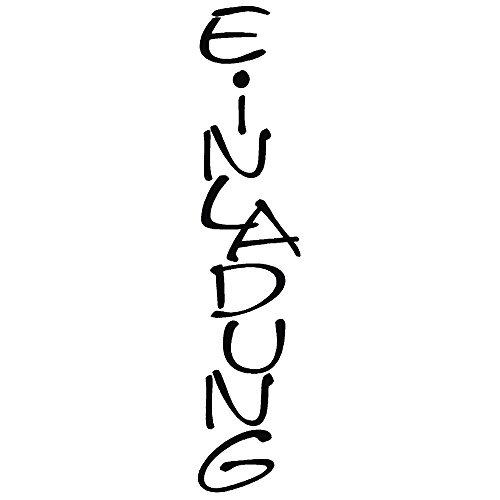 RAYHER - 2853500 - Stempel, Einladung, 3x9 cm