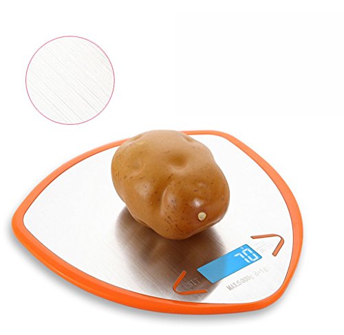 Ben Fa Food called electronic precision grams of kitchen scale baking scales small weighing electronic scales household kitchen called 5kg, orange