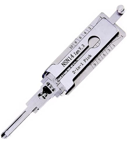 LISHI HON66 Strumento 2-in-1 Per Decodifica E Apertura Serrature Auto Honda - Pick E Decoder Automatico - Utensile Da Fabbro Professionale - 2