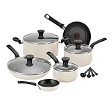 Stieltopf mit Deckel, 18 cm Tefal Excite Non-Stick Cookware Set , 7pcs, Cream