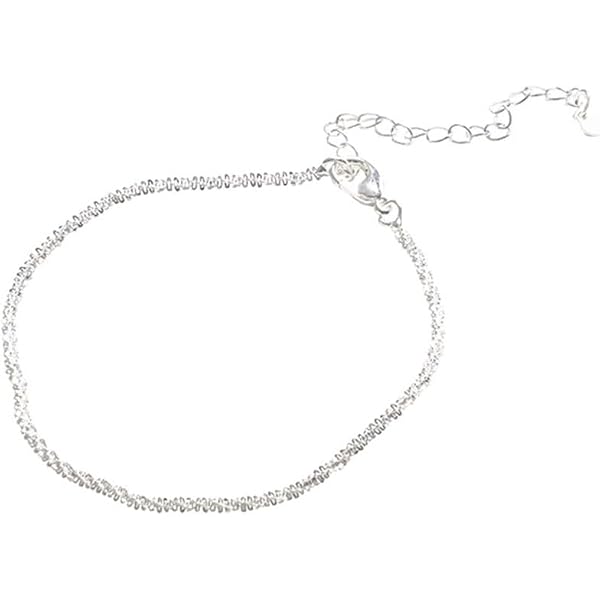 Made by Nami Braccialetto da Uomo in Acciaio Inox Argento/Oro Braccialetto Minimalistico da Uomo Bracciali da Uomo per Uomo Bracciale Argento da Uomo Catena Cuban Link Filigrana Armkette, 18 cm
