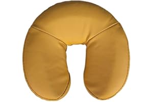 ‎ZEN MASSAGE WARE Zen – Premium Gesichtskissen für Massageliegen – Kopfpolster aus weichem Schaumstoff mit Kunstleder-Bezug – Kopfteil-Kissen für Kosmetik-, Therapie- & Behandlungsliegen – Massage-Zubehör (Gelb)