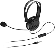 AmazonBasics Gaming Chat Headset for PlayStation 4 with Microphone - 1,21 m Cable, Black