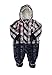 Kanz Baby Boys 0-24m Schneeanzug M. Kapuze Checkered Long Sleeve Snowsuit, Multicoloured (Y/D Check|Multicolored 0002), 0-3 Months (Manufacturer size: 56)