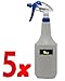 Produktbild 5 Stück Sprühflasche leer 1 Liter Chemie Beständig mit Canyon trigger sprayer CHS 3A Sprühkopf Star