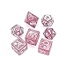 Produktbild Polyedrische Würfel,Rifuli® 7Pcs Party Für Game Dungeons & Dragons Polyhedral D4-6 Mehrseitige Acrylwürfel Würfelbretter Würfeltaschen Würfeltürme Polyedrischer Spiele