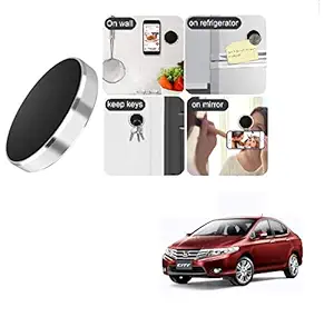 Kozdiko Mini Magnetic Car Dashboard Mount Mobile Phone Holder with Metal Body for Honda City Ivtec(2010-2014)