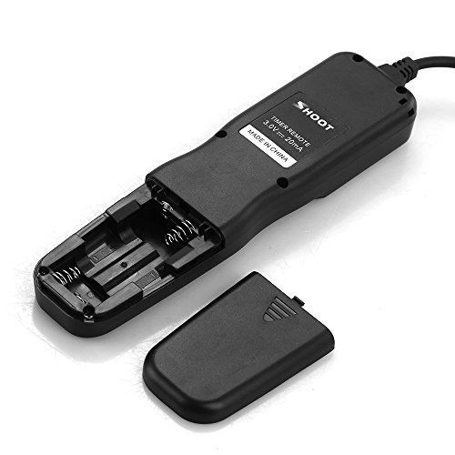 fitTek   Shoot LCD D  clencheur    Distance Obturateur Retardateur Filaire T  l  commande pour Nikon DSLRs avec 10-Pin Connection Convenable    Nikon D4s D4 D3 D3x D3s D810 D800 D800E D2 D2H D2Hs D2X D2Xs D1 D1H D1X D200 D300 D300x D300s D700