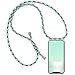 Produktbild Caler Hülle Kompatibel mit iPhone XR Handyhülle Kette Kordel Hals Umhänge Band Transparent Handy Case with Necklace Slim Dünn Kratzfest [Stoßfest] Den Fallschutz Silikon Shell