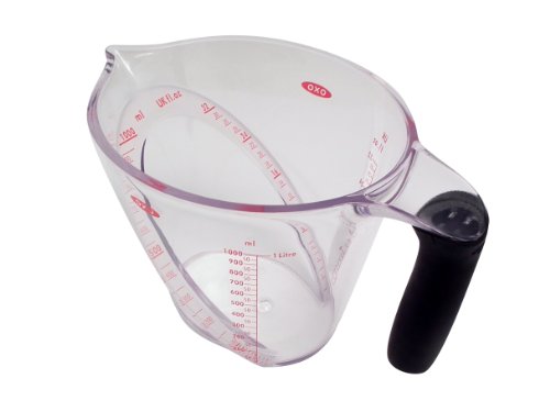 OXO Good Grips Abgewinkelter Messbecher 1 Liter, UK Version