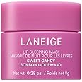 LANEIGE Lip Sleeping Mask | Moisturizing Lip Treatment with Vitamin C + Shea Butter for Soft Hydrated Lips | Overnight Repair | Lip Balm For Dry Chapped Lips| Lasting Hydration | Sweet Candy |8Gm