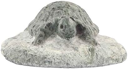 Arte 2000turtle paperweight in hand-sculpted verde alpi marble - art_sa-26-va