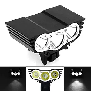 AllExtreme EX3OEB1 3 LED Owl Eye Waterproof CREE LED Fog Light with High Beam/Low Beam Function for Bike/Motorcycle and Cars (30W, Black, 1 PC)