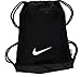 Produktbild NIKE Alpha Adapt Team Training Drawstring Gymsack Backpack 600 Denier Sport Bookbag (Classic Black/ with Signature White Swoosh)