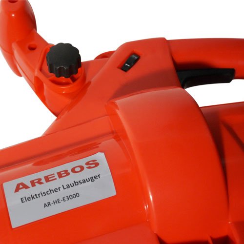 Elektro Laubsauger Elektrischer 3in1 Laubbläser Laubhäcksler Blasgerät 3000 W - 4