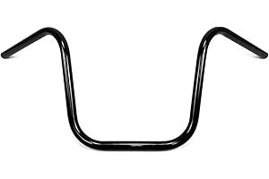WESTLAND CUSTOMS 7/8 Inch (22mm) Universal Handlebars Ape Hanger 12 Inch Black