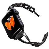 Gimartuk für Apple Armbanduhr Ersatz Band, Edelstahl Bling Strass 38/42 mm iWatch Armband Metall Armbanduhr Bands Jewelry Armband für Apple Watch Serie 3 2 1