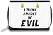 Produktbild I might be evil Reißverschluss Geldbörse Preisgeld Zipper Wallet| The Stylish Pouch To Keep Everything Organized| Ideal For Everyday Use & Traveling| Authentic Accessories By Hamerson