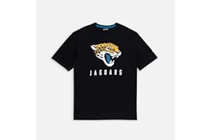 New Era NFL Games Slogan Oversized T-Shirt Jacksonville Jaguars Black Camiseta Unisex Adulto