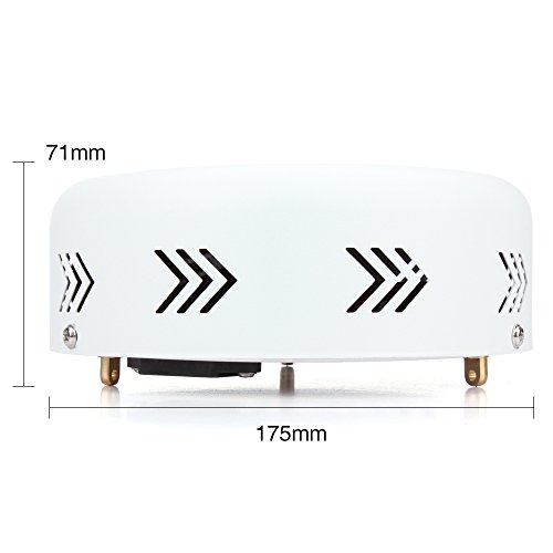 JADIDIS 300W UFO LED Pflanzenlampe Doppelte Chips für Kraut Blume Zimmerpflanzen Wachsend Hydroponisches System 9 Band Vollspektrum Wachsen Licht(10W Leds) - 3