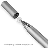  BoxWave Finetouch Stylus Sagem P9522 Porsche Ultra Slim feine Spitze Präzisions Mini-Stylus-Eingabestift) silberfarben (Metallic)