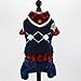 Produktbild Pet Kleidung Haustier Liefert Vierbeinige Kleine Hunde Plaid Campus Liebhaber Baumwolle Herbst Und Winter Kleidung,B-XL