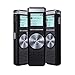 Produktbild KEZIO Audio-Recorder mit 16 GB Digitaler Sprach-Aktivierter Sound-Recorder Voice-Recorder für Vorlesungen Tonbandgerät mit tragbarem MP3-MP3-Mini-Diktiergerät Wiedergabe